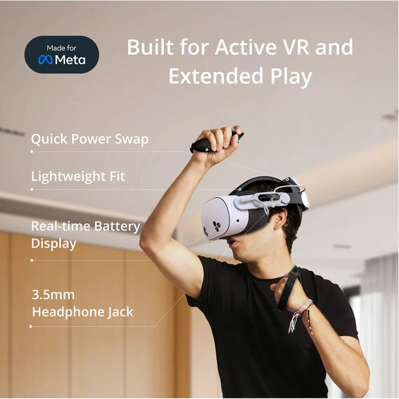 BOBOVR E3 Pro Battery Strap For Quest 3 & 3S