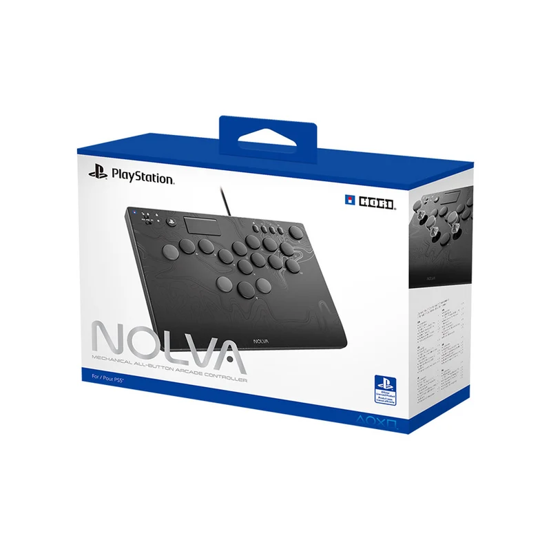 HORI NOLVA Mechanical All-Button Arcade Controller for PS5 and PC