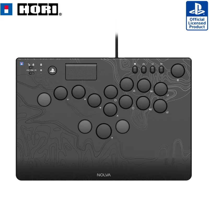 HORI NOLVA Mechanical All-Button Arcade Controller for PS5 and PC