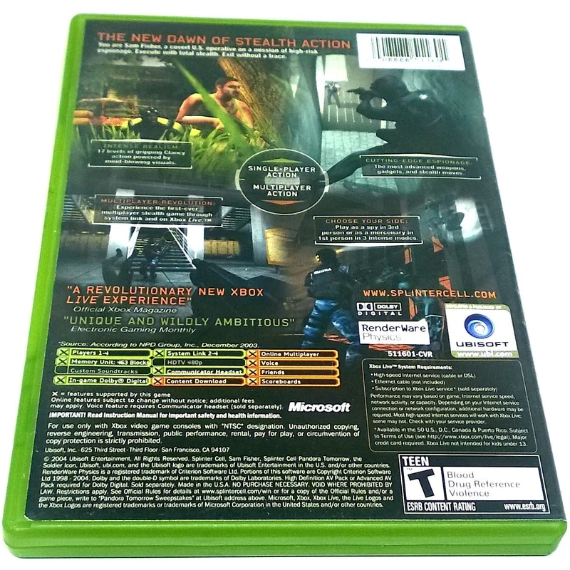 Tom Clancy's Splinter Cell: Pandora Tomorrow