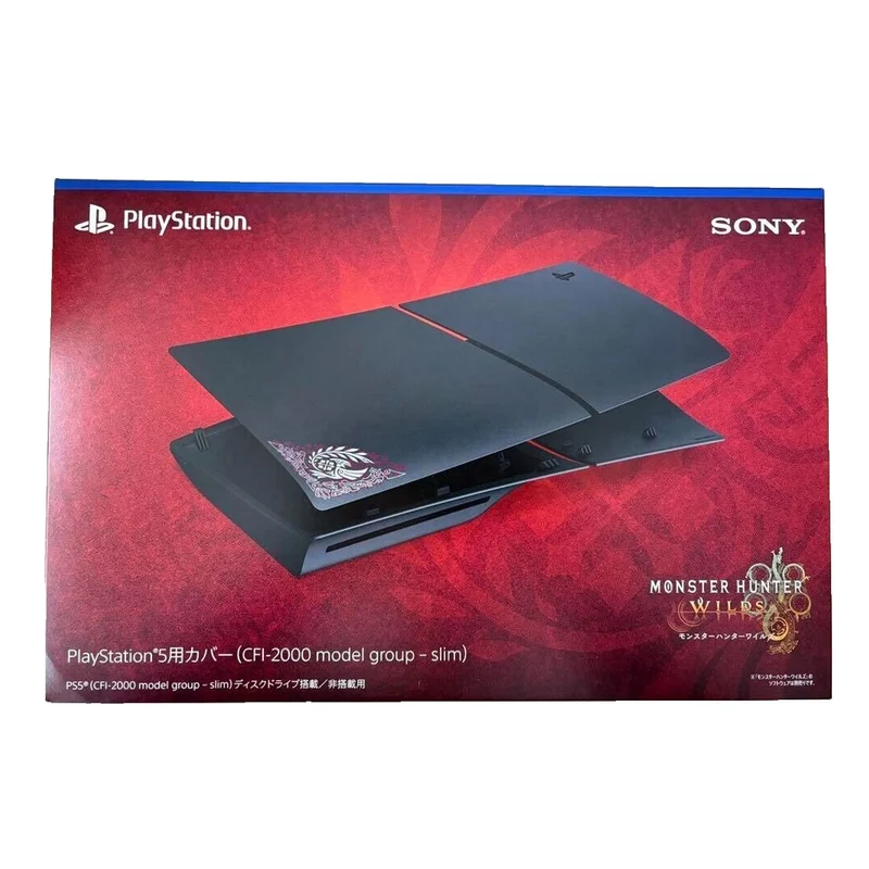 Sony PlayStation 5 Slim Monster Hunter Wilds Disc Drive Edition Console Cover [Limited Edition]
