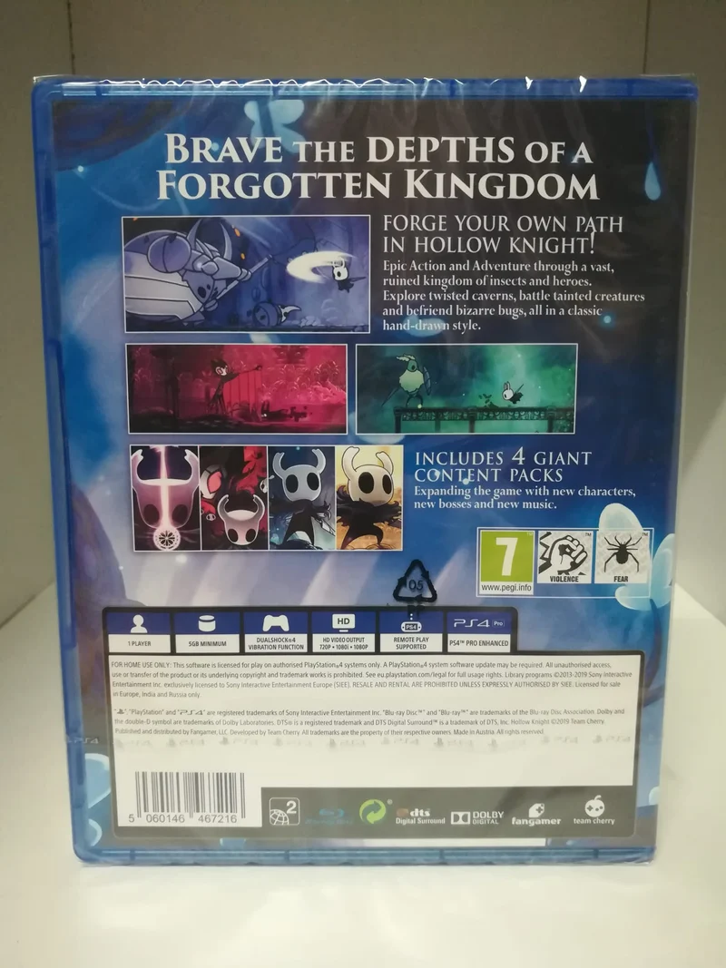 Hollow Knight Playstation 4 Edizione Europea