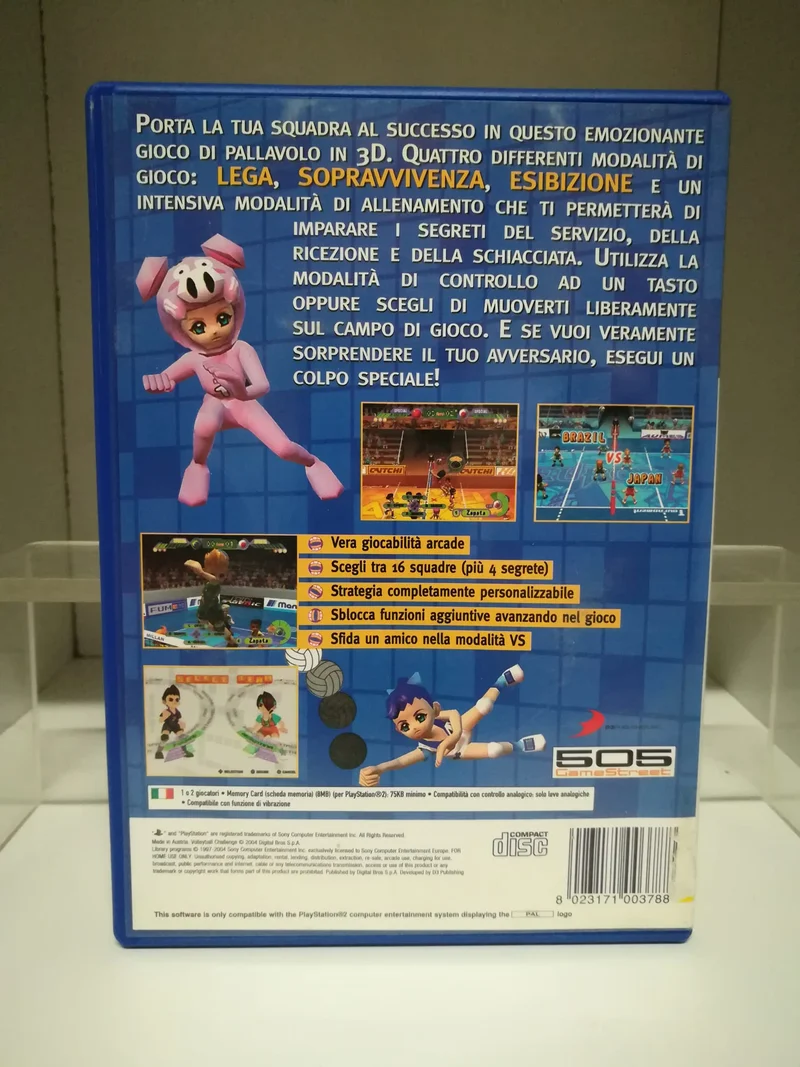 VOLLEYBALL CHALLENGE PS2(usato garantito)(versione italiana)