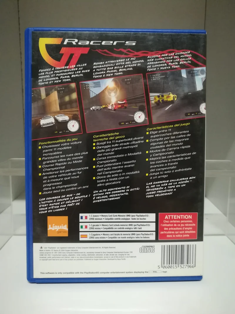 GT RACERS PS2 (usato garantito)