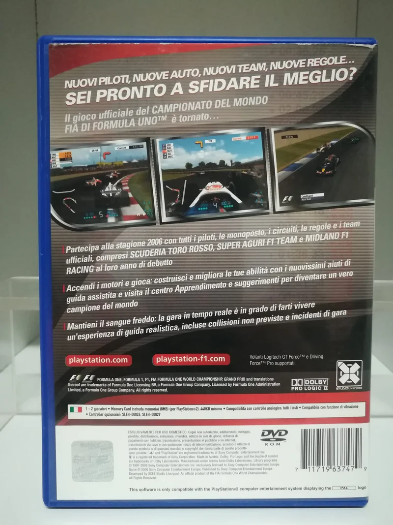 FORMULA ONE 06 PS2 (usato garantito)(versione italiana)