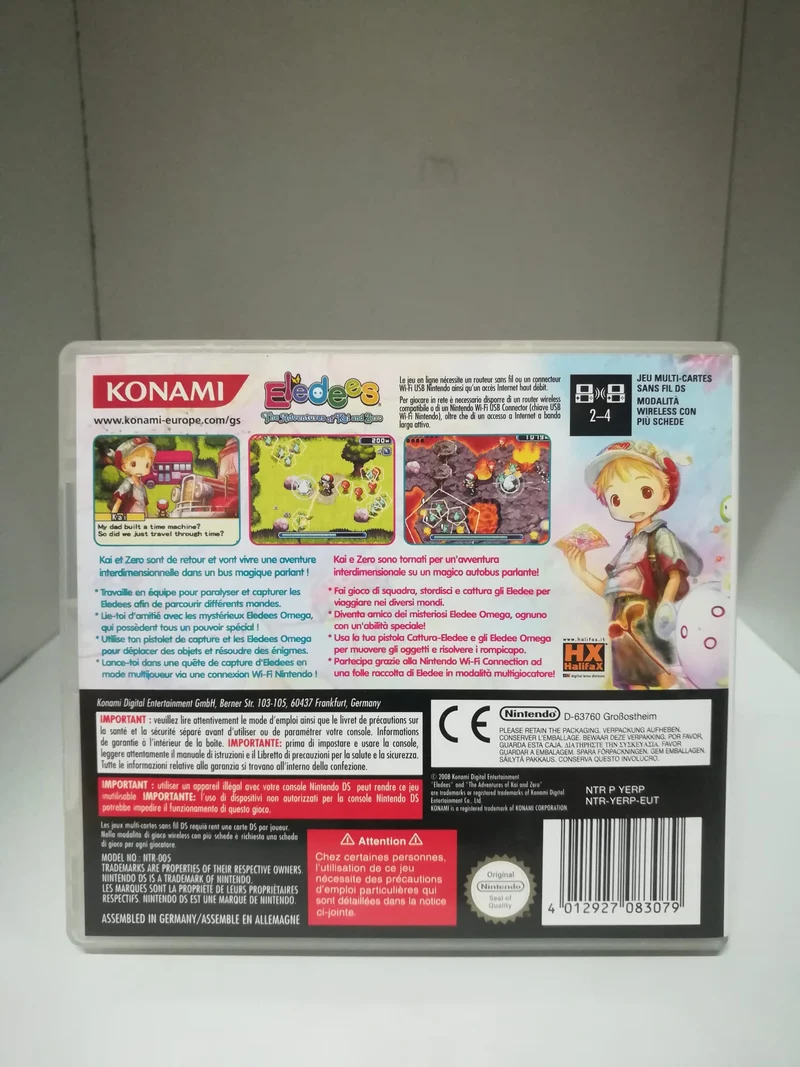 ELEDEES THE ADVENTURES OF KAI AND ZERO NINTENDO DS (usato garantito)