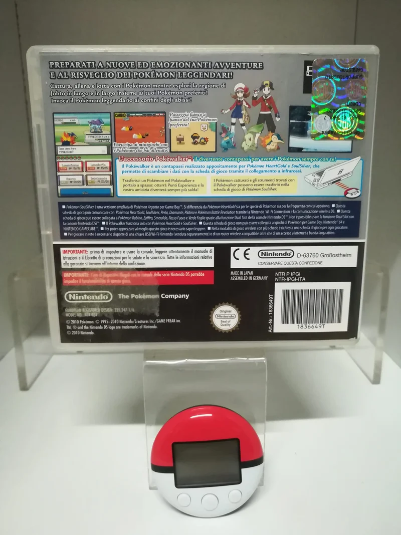 POKEMON VERSIONE ARGENTO SOUL SILVER NINTENDO DS (usato garantito)(versione italiana)