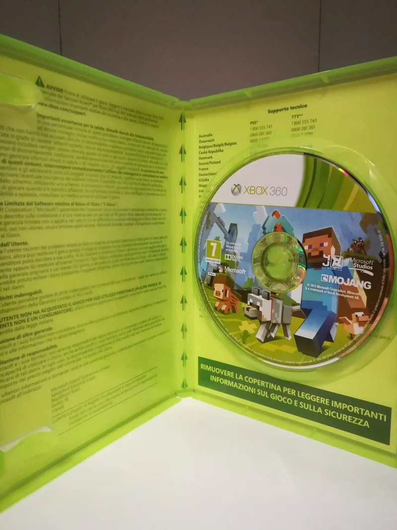 MINECRAFT XBOX 360 EDITION (usato garantito)(completamente in italiano)