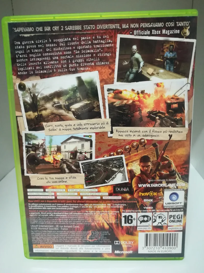 FARCRY 2 XBOX 360 (usato garantito)(versione italiana)