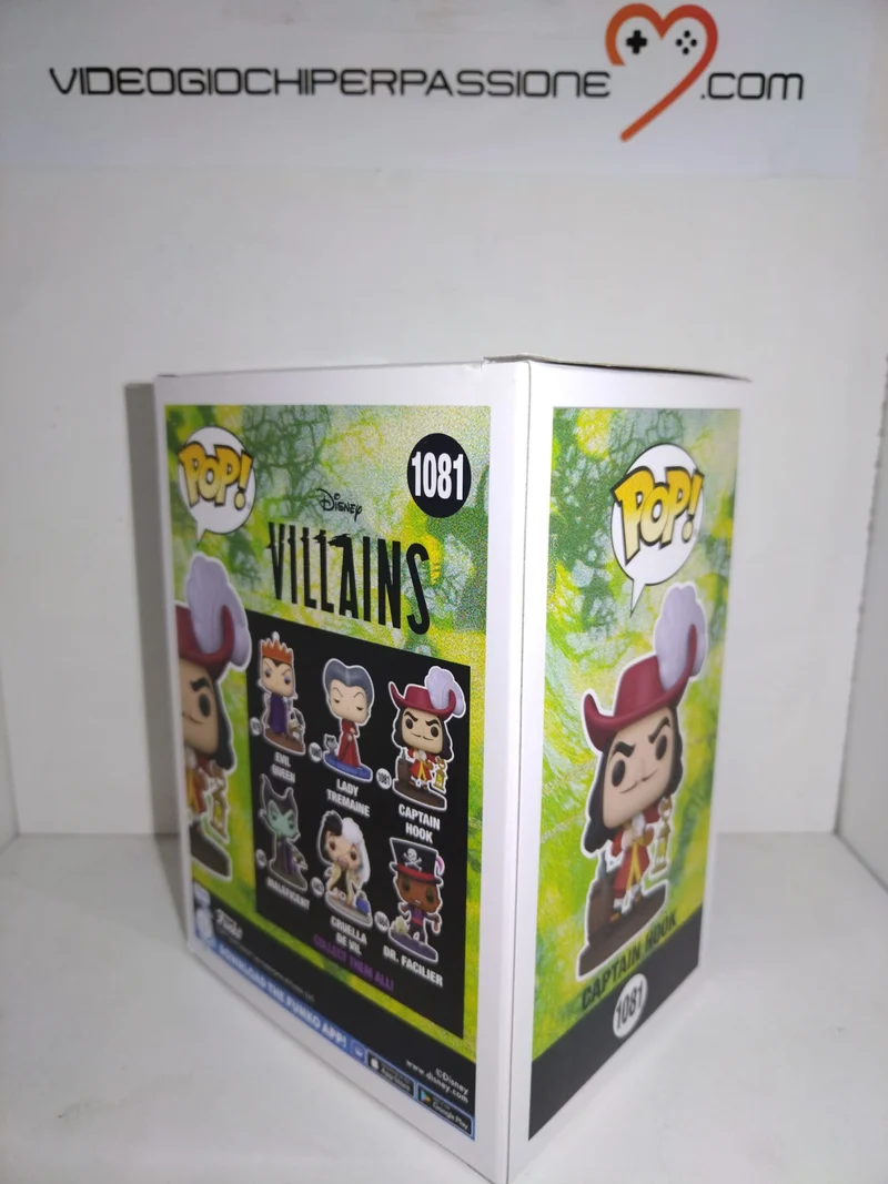 Disney: Villains POP! Disney Captain Hook 9 cm