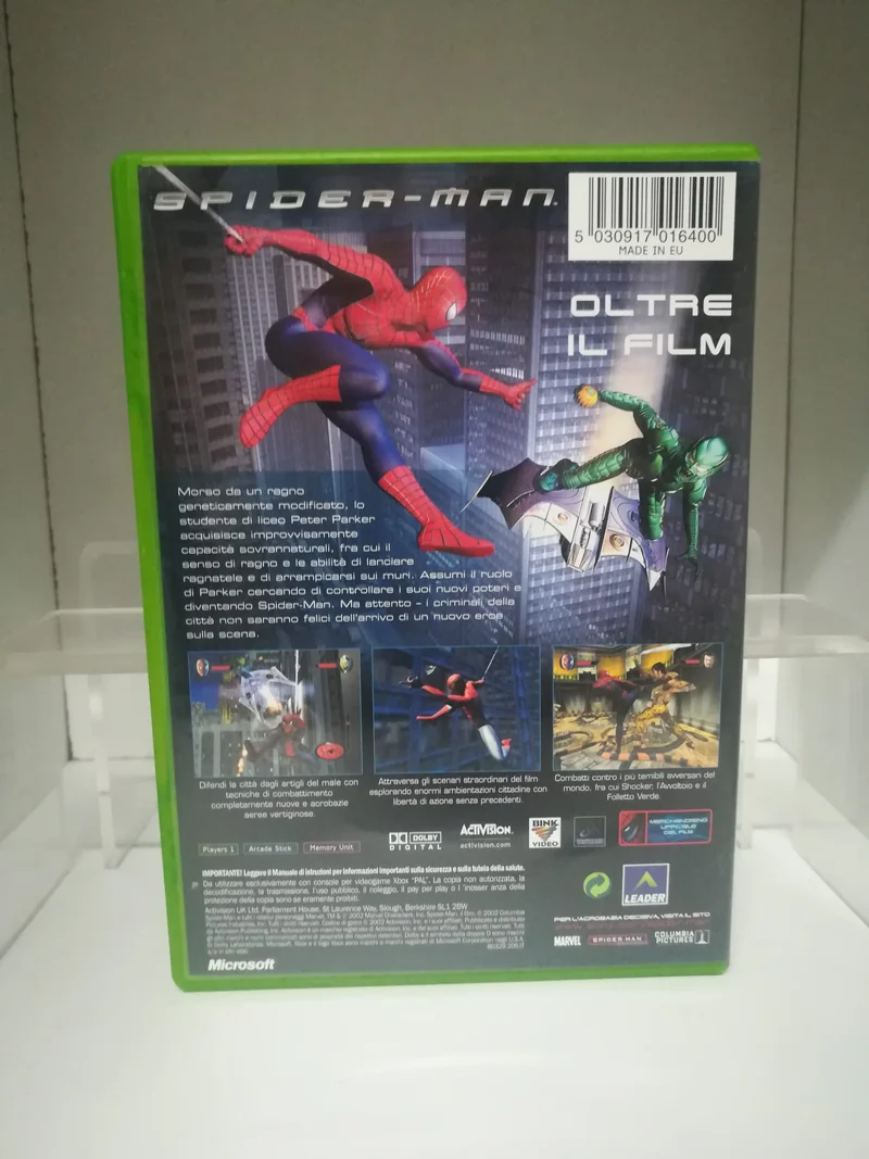 SPIDER-MAN XBOX (usato garantito)(versione italiana)