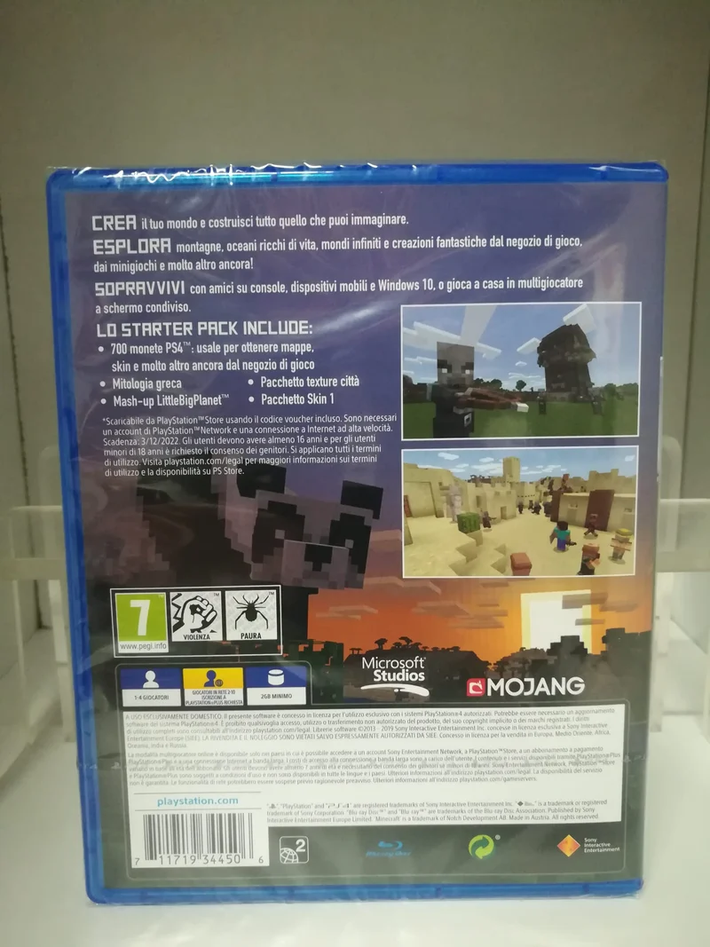 Minecraft + Starter Pack Edition - PlayStation 4 (versione italiana)