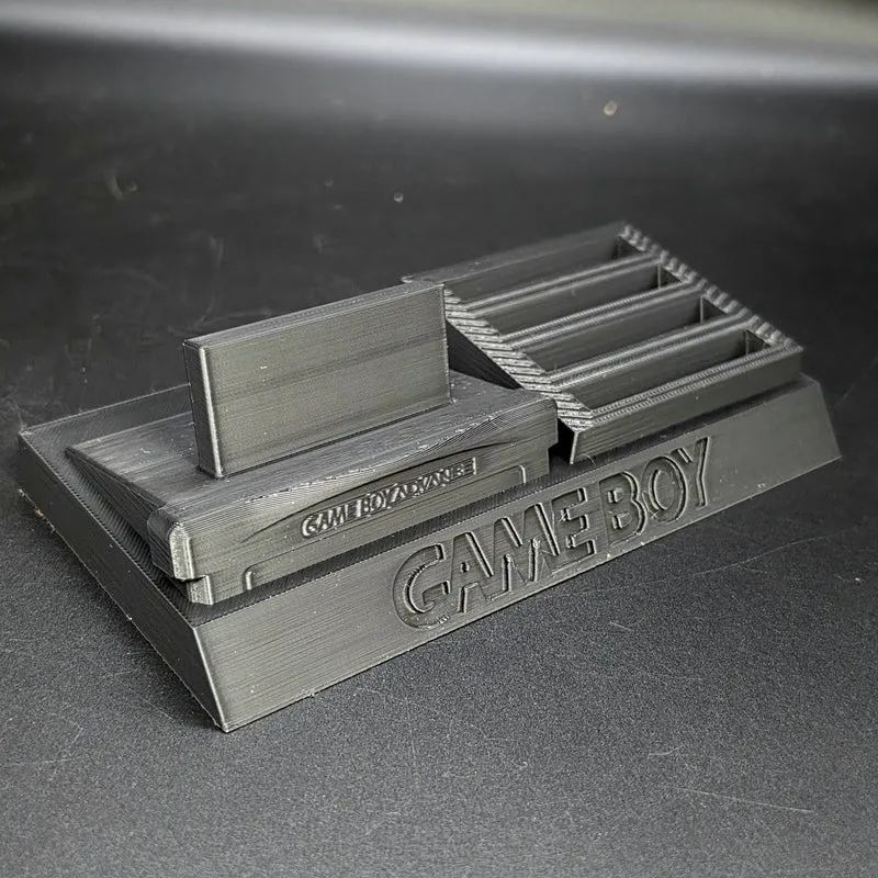 Nintendo Game Boy Advance SP Console & Cartridge Display Stand | 3D Printed