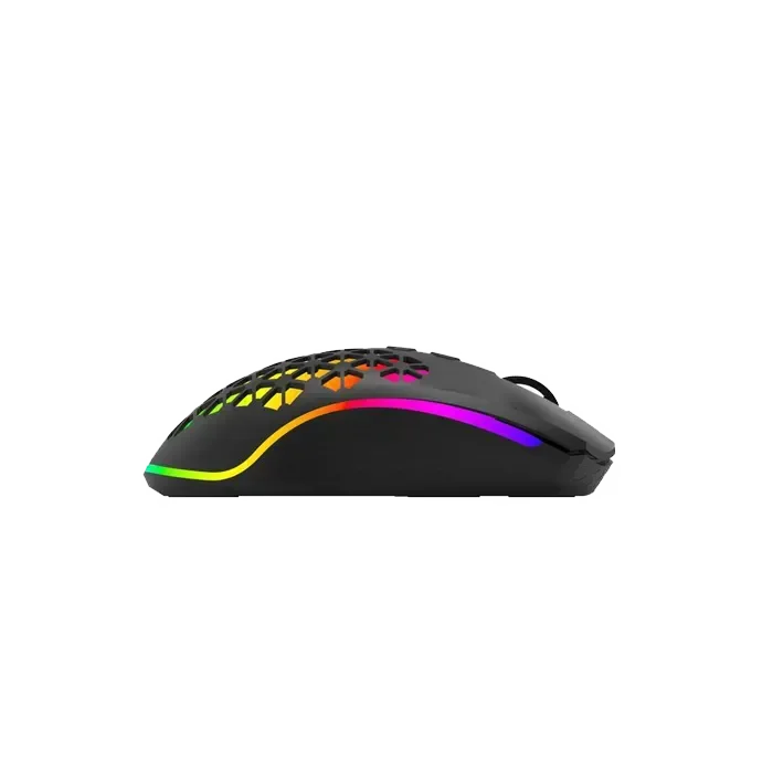 Porodo Gaming 9D Wireless RGB Mouse with Built-In Rechargable Battery