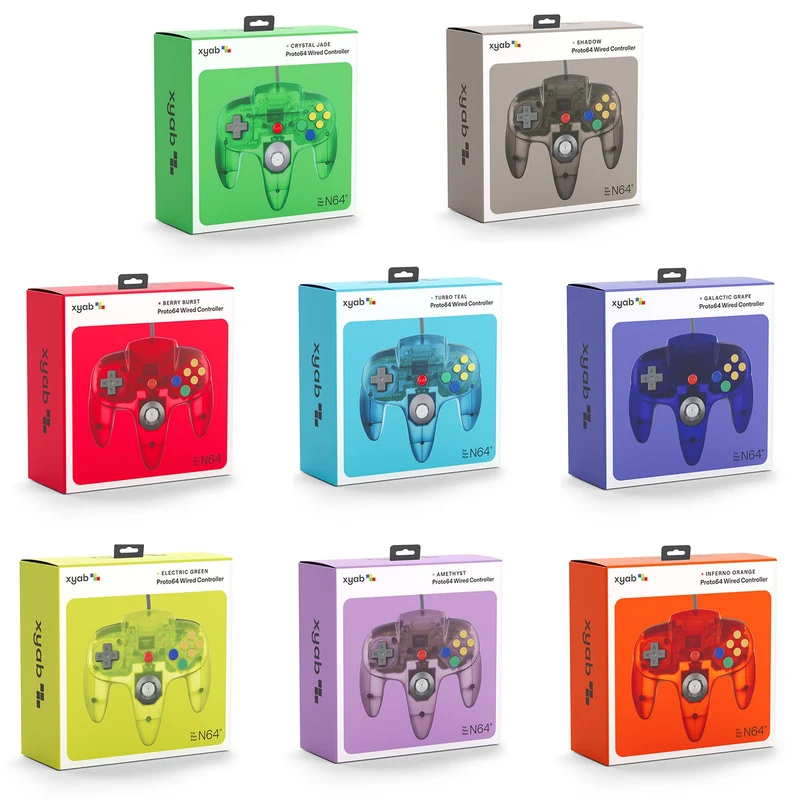 PROTO64 N64 Wired Controllers