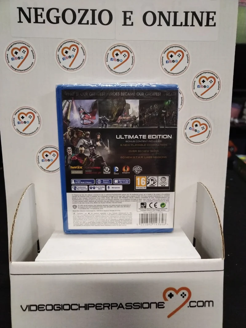 INJUSTICE GODS AMONG US ULTIMATE EDITION PS VITA EDIZIONE REGNO UNITO
