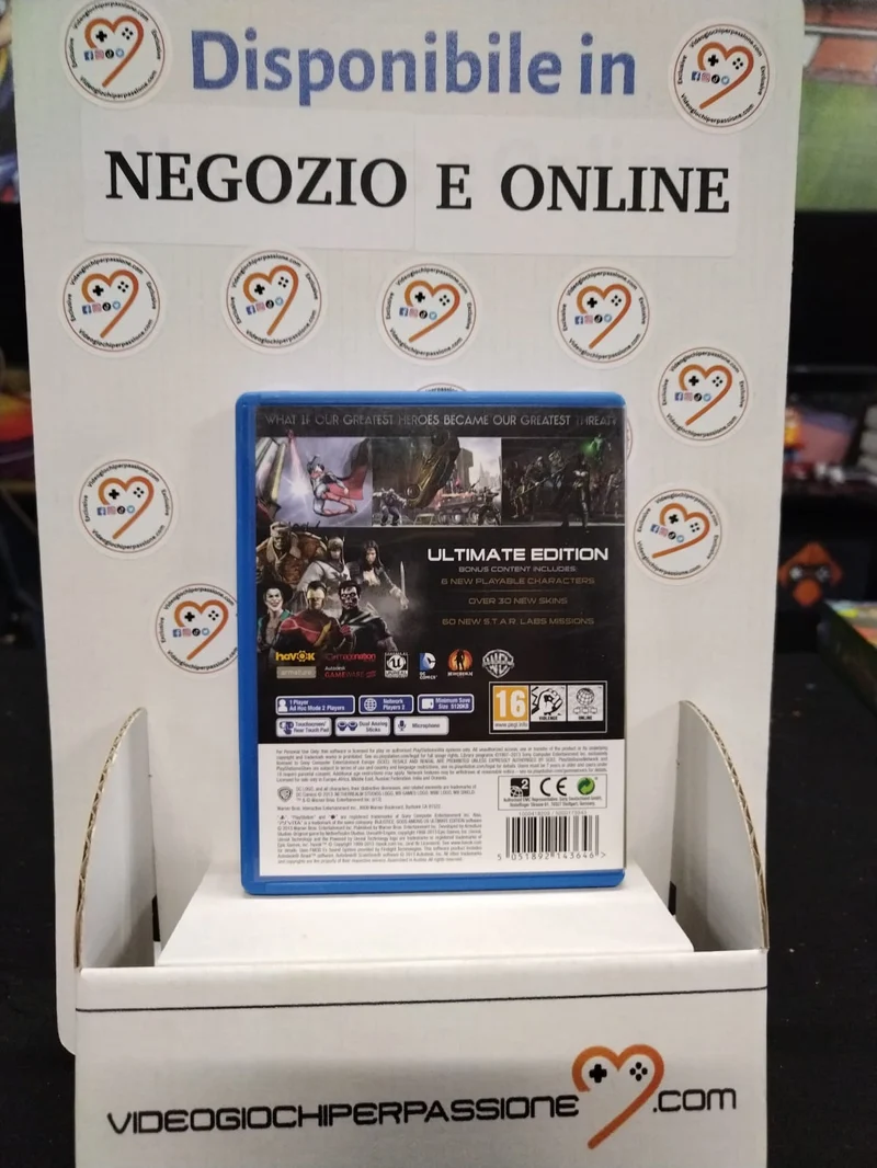 INJUSTICE GODS AMONG US ULTIMATE EDITION PS VITA EDIZIONE REGNO UNITO