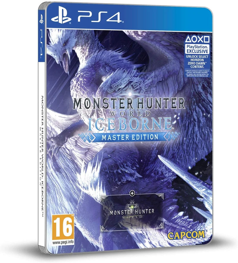 MONSTER HUNTER WORLD: ICEBORNE MASTER EDITION STEELBOOK PLAYSTATION 4 EDIZIONE REGNO UNITO