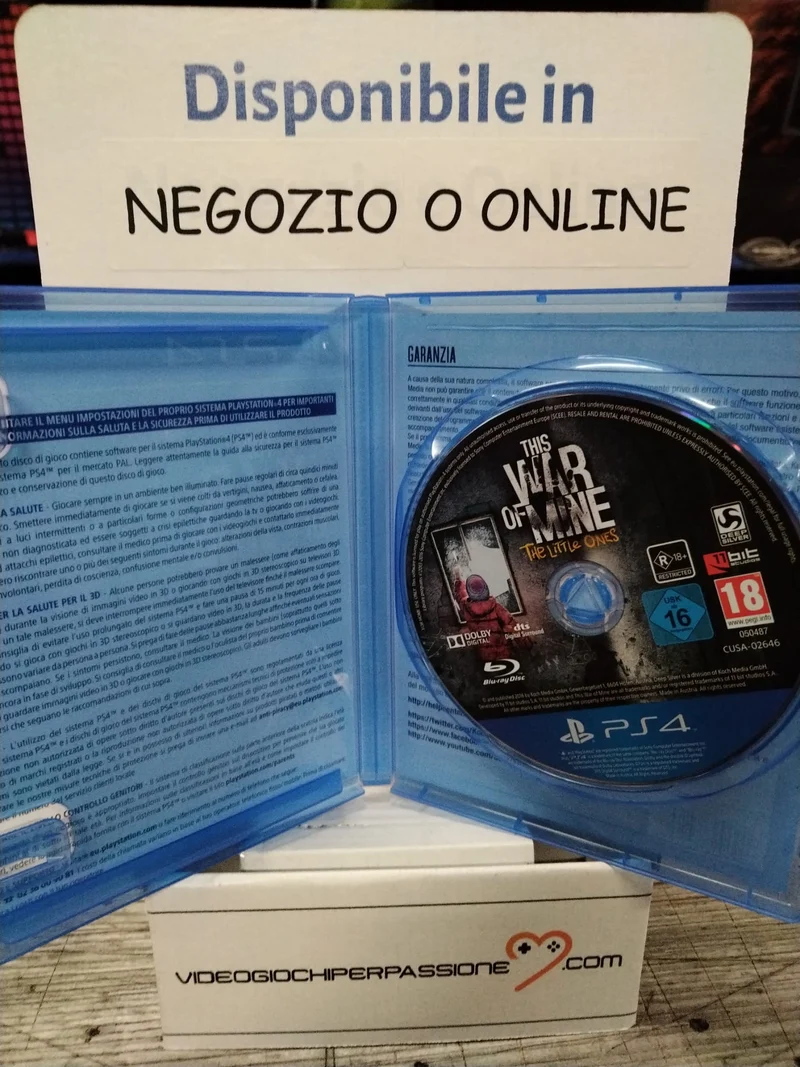 THIS WAR OF MINE PLAYSTATION 4 EDIZIONE ITALIANA