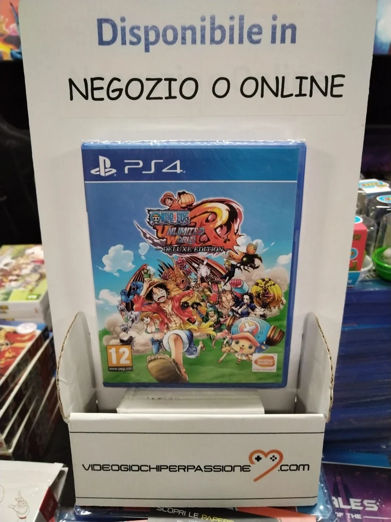 ONE PIECE UNLIMITED WORLD DELUXE EDITION PLAYSTATION 4 EDIZIONE REGNO UNITO