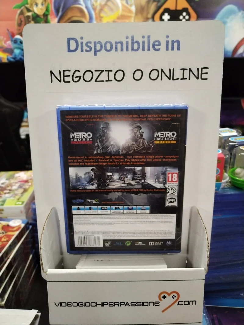 METRO REDUX PLAYSTATION 4 EDIZIONE REGNO UNITO