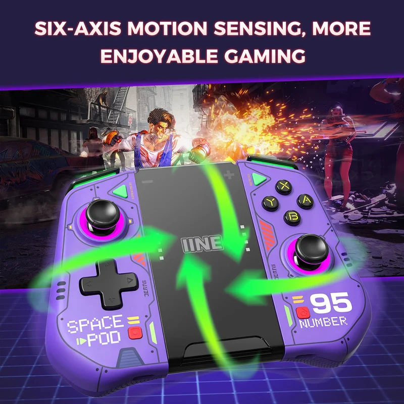 IINE Mecha Warrior Joypad for Nintendo Switch (Gen 1 / Gen 2 / OLED)