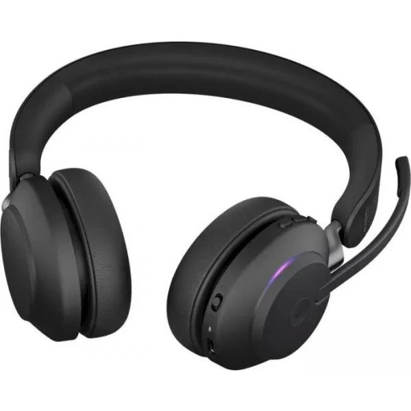 Jabra Evolve2 65 Stereo LINK380C Wireless Headset MS, Black