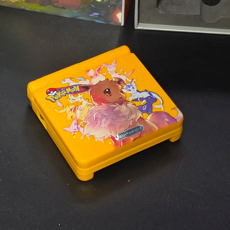 Nintendo Gameboy Advance SP (GBA) Custom Eeveelution Backlit Handheld Console