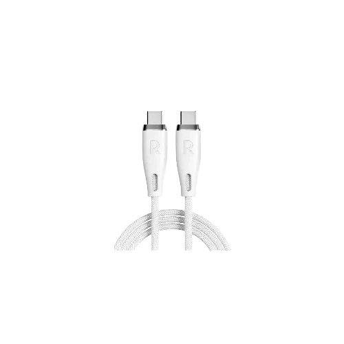 RAVpower 60w Braided USB-C to USB-C Cable - White