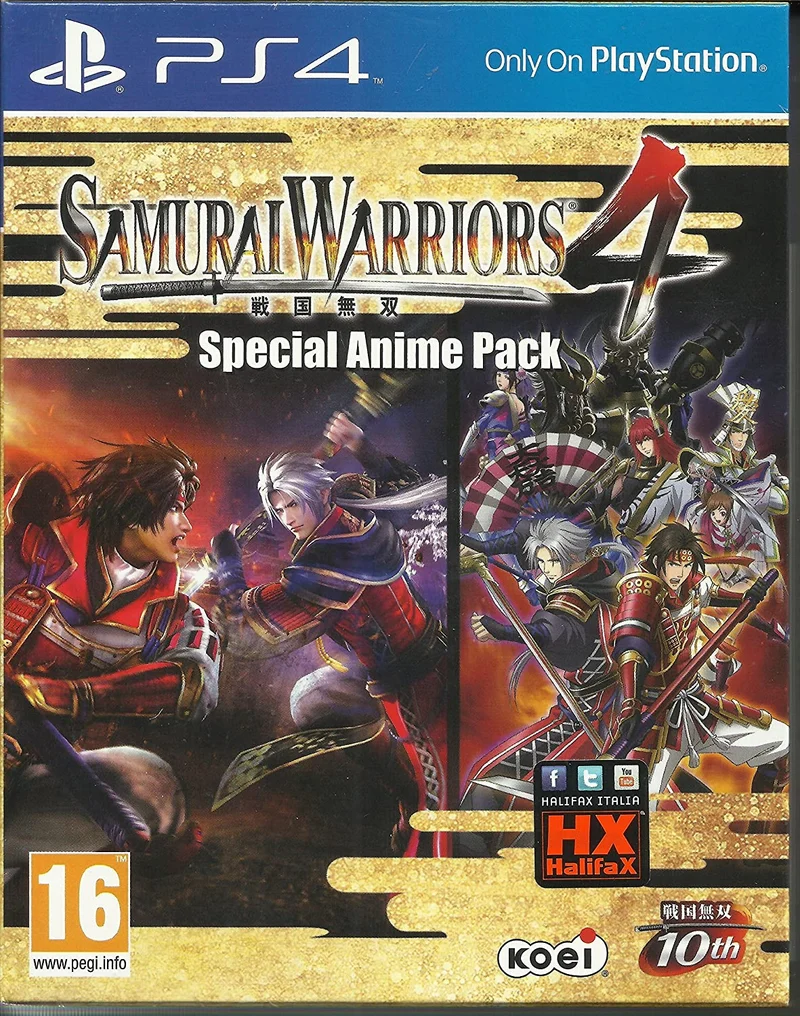 SAMURAI WARRIORS 4 SPECIAL ANIME PACK PLAYSTATION 4 VERSIONE ITALIANA