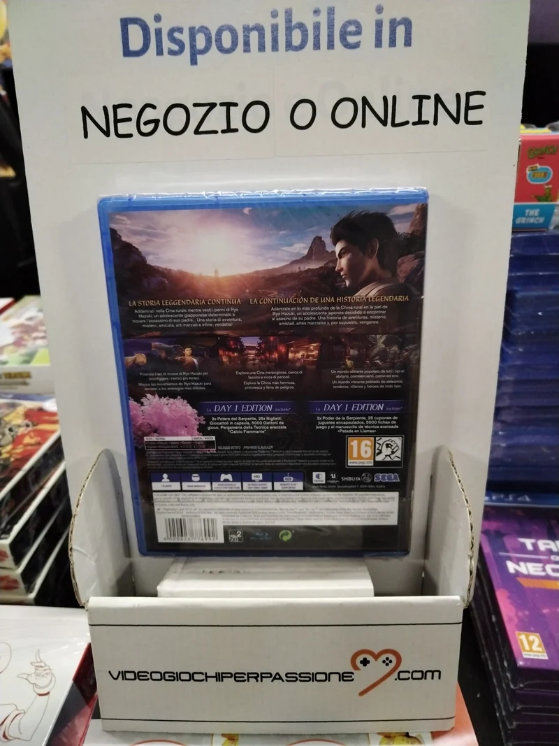 SHENMUE III DAY 1 EDITION - PLAYSTATION 4 VERSIONE ITALIANA