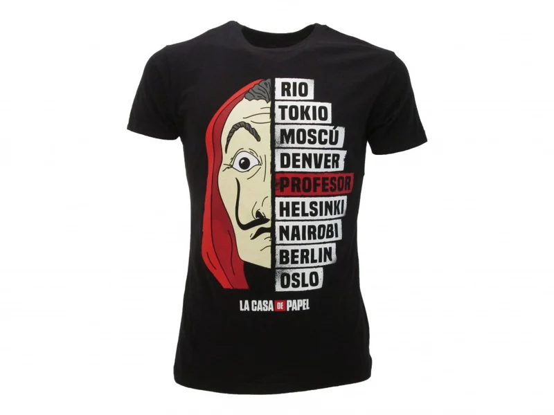 T-Shirt Casa di Carta Lista Banda