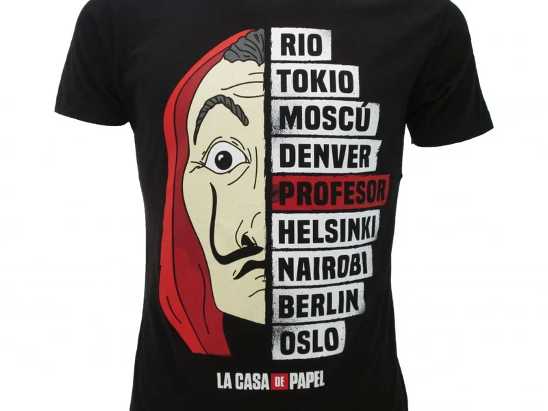 T-Shirt Casa di Carta Lista Banda