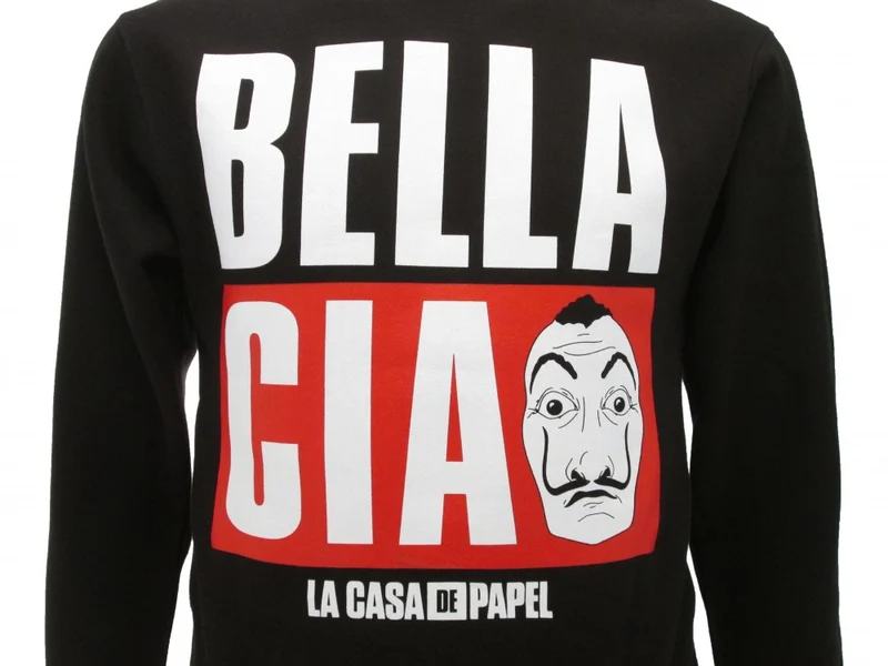 Felpa Casa Di Carta Bella Ciao