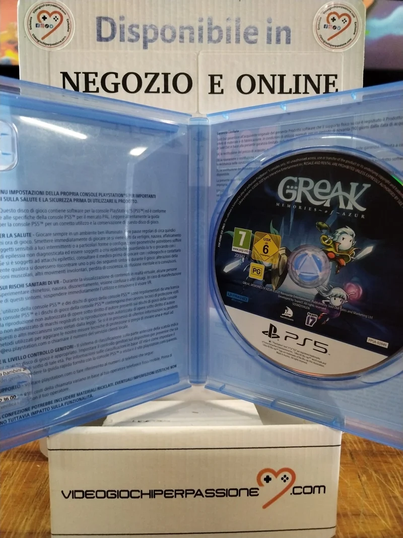 Greak: Memories Of Azur - PlayStation 5 (usato garantito)(versione italiana)