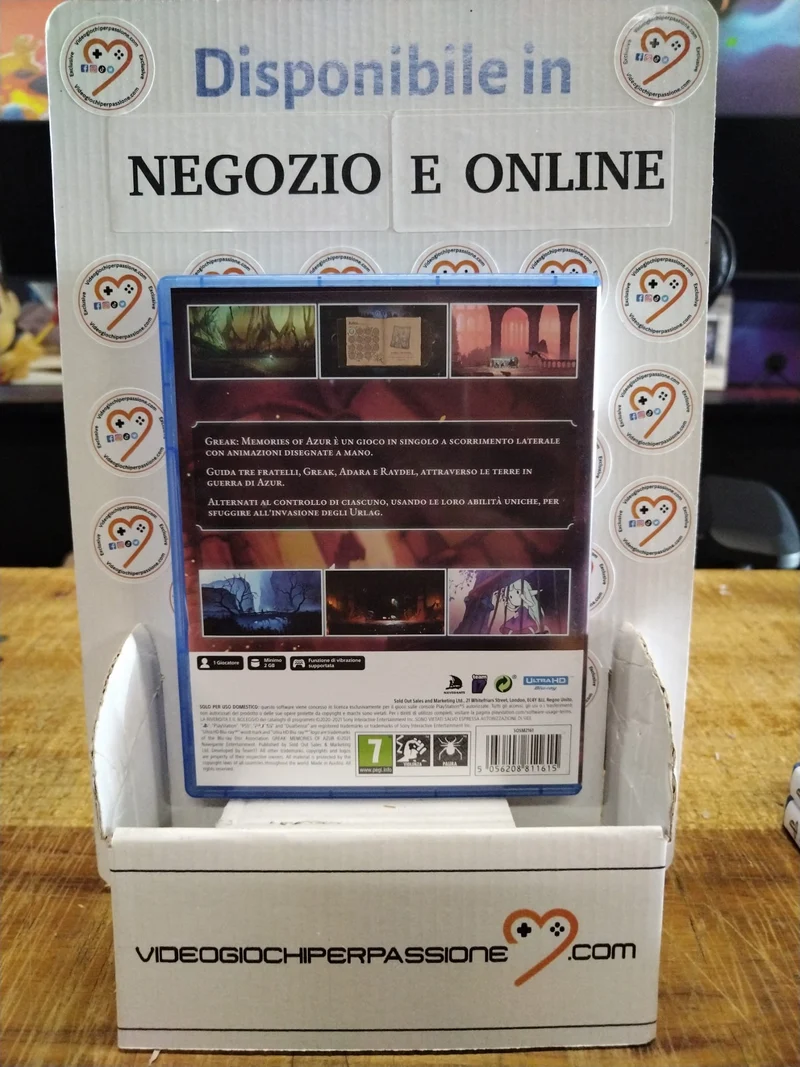 Greak: Memories Of Azur - PlayStation 5 (usato garantito)(versione italiana)