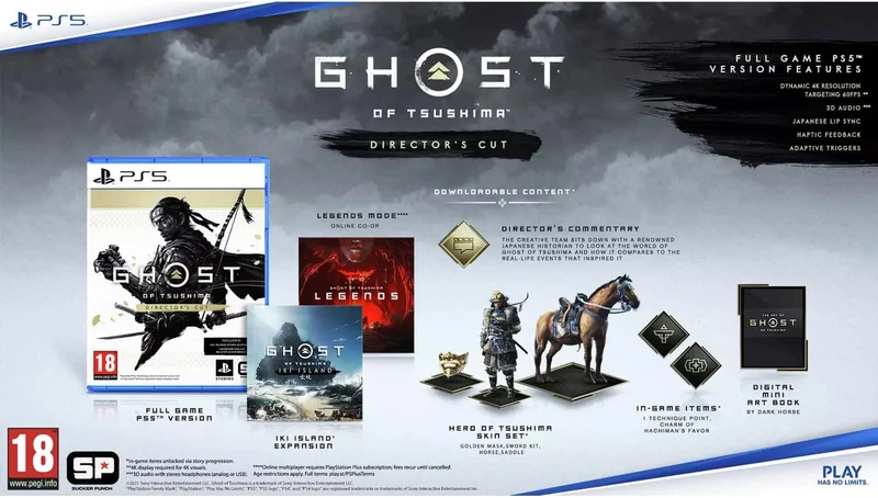 Ghost Of Tsushima Director’S Cut Playstation 5 Edizione Europea