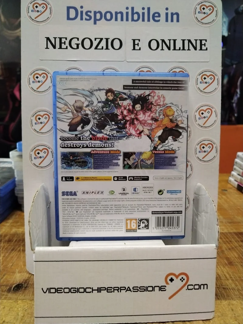 Demon Slayer -Kimetsu No Yaiba- The Hinokami Chronicles Playstation 5 Edizione Europea (USATO)