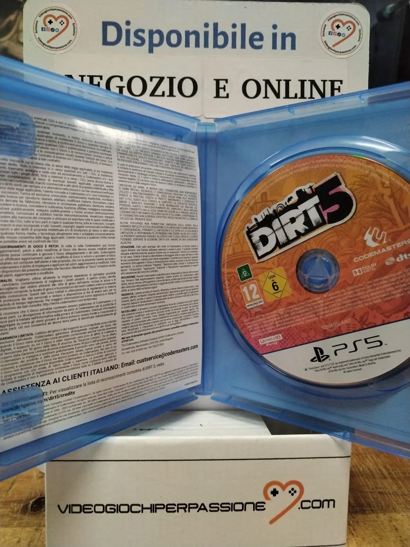 Dirt 5 ps5 (usato garantito)(versione italiana)