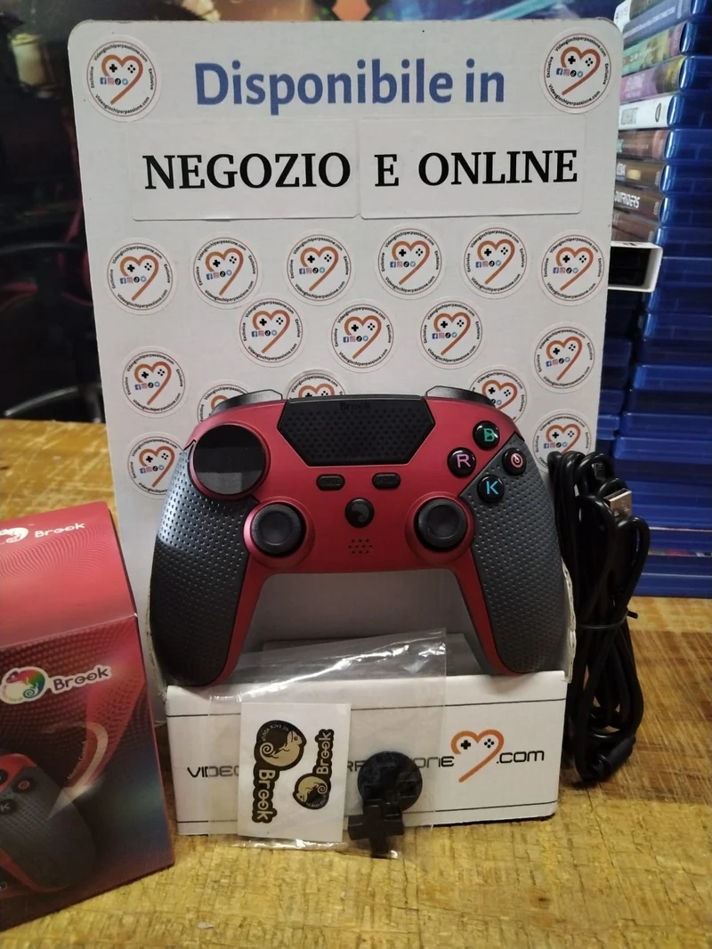 Controller -PS3-PS4-PC- switch - cablato -Brook- Mars (usato garantito)