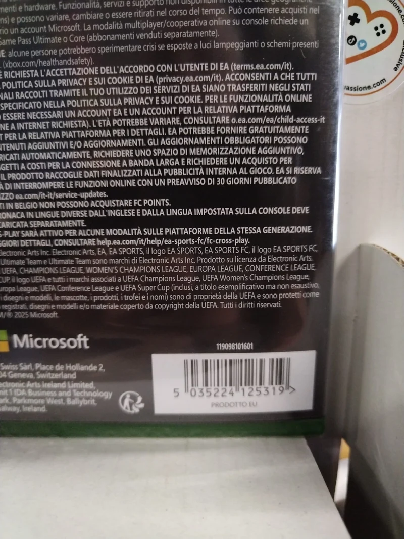 EA SPORTS FC 26 Xbox Serie X/Xbox One Edizione Italiana