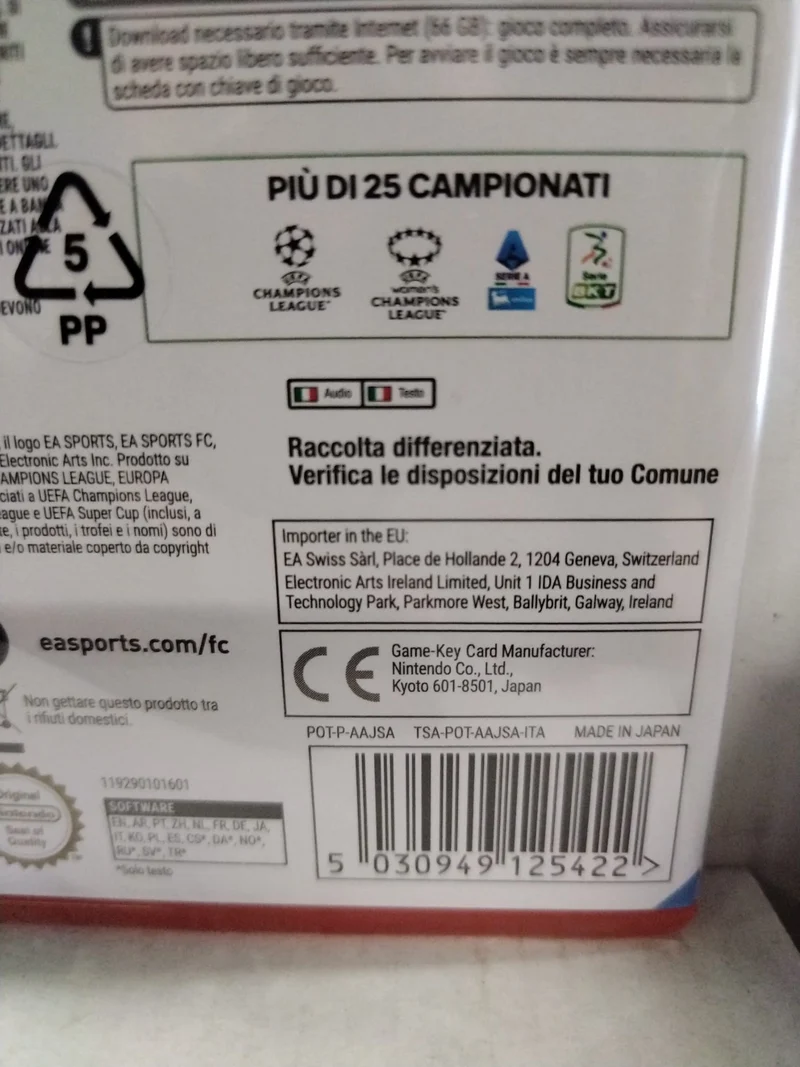 EA SPORTS FC 26 Nintendo Switch 2 Edizione Italiana