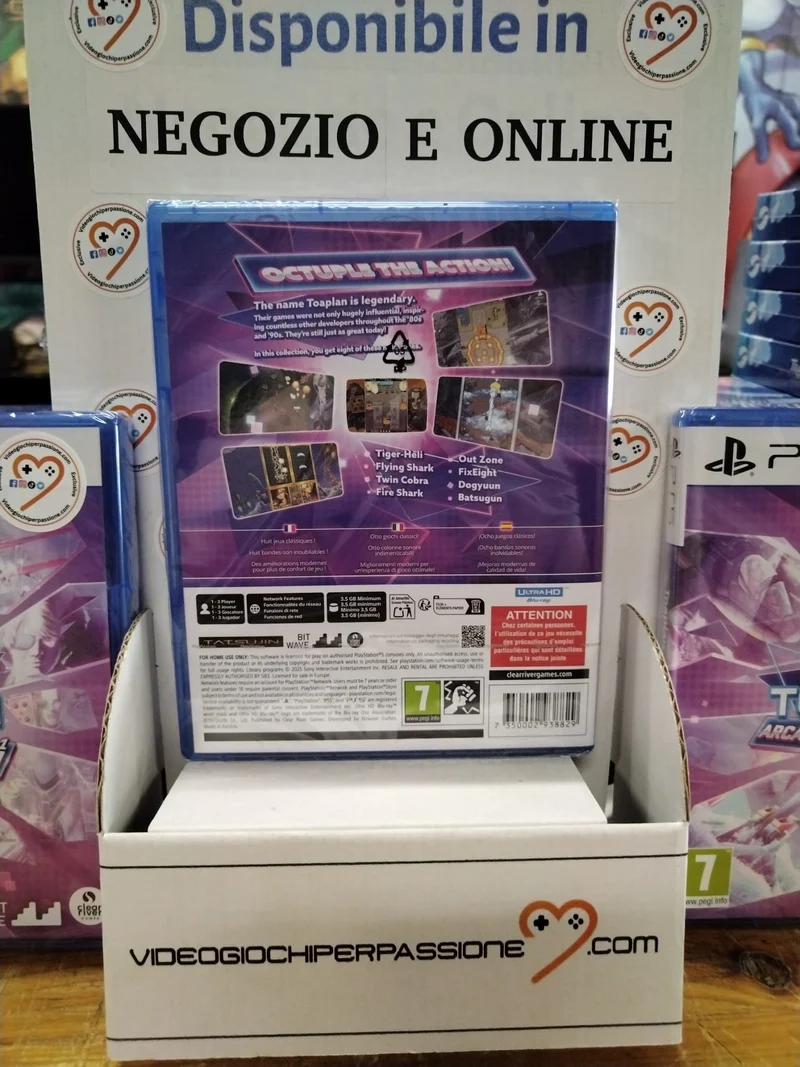 The Toaplan Arcade Collection Volume 1 Playstation 5 Edizione Europea