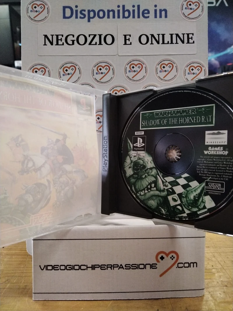 Warhammer Shadow of the Horned Rat PS1 (usato)(versione inglese)(manca il manuale)