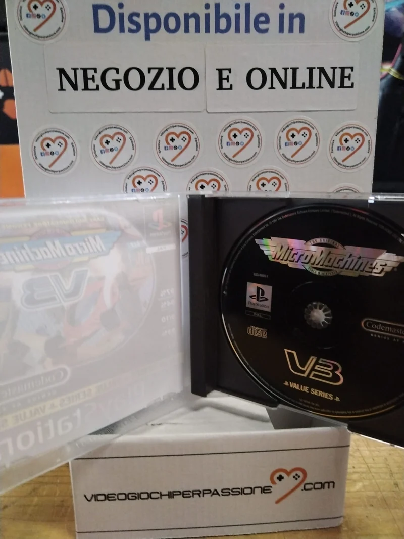 Micro Machines V3 PS1 (usato )(versione italiana)(manca il manuale)