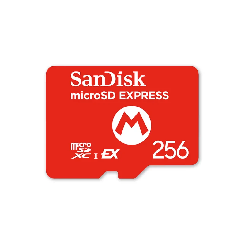 SanDisk Official MicroSD Express Card - 256GB (Mario Edition)