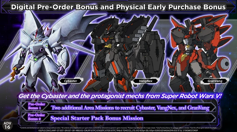PS5 Super Robot Wars Y