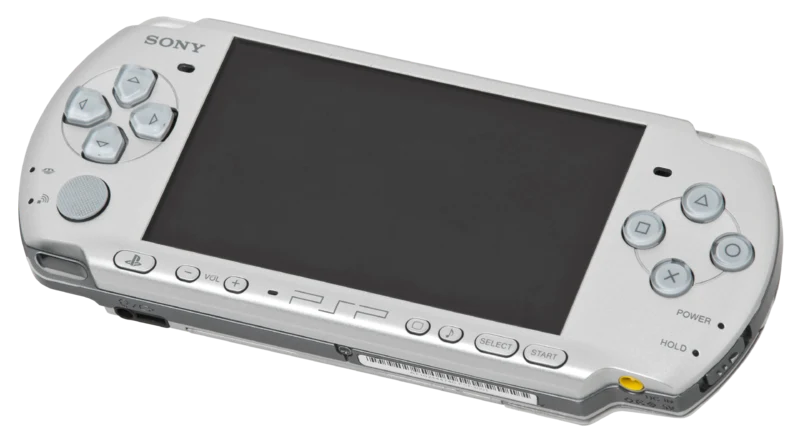 Sony PlayStation Portable PSP Silver Model 3000 Handheld Console