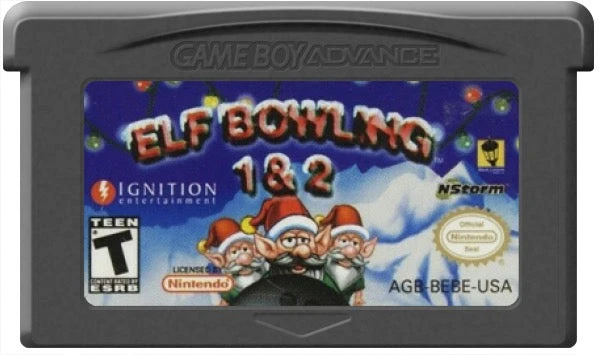 Elf Bowling 1 & 2 - Nintendo Game Boy Advance