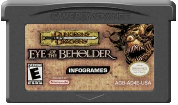 Dungeons & Dragons Eye of the Beholder - Nintendo Game Boy Advance